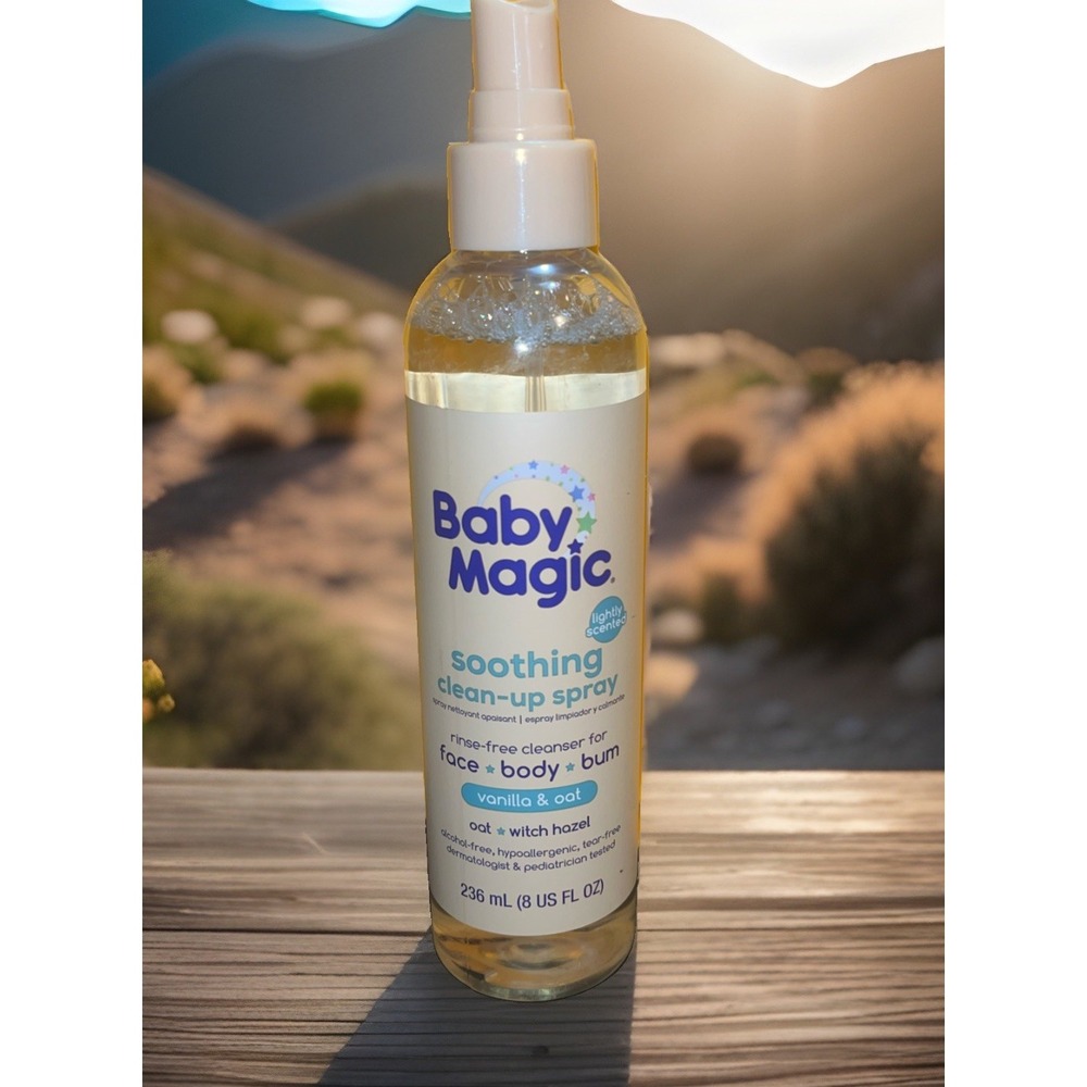 Baby Magic Soothing Clean-Up Spray, Vanilla & Oat, Hypoallergenic, 8 oz